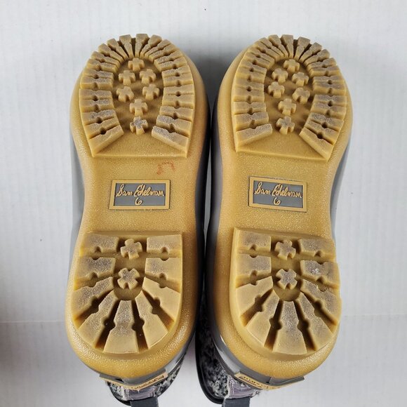 Sam Edelman Caldwell Women's‎ Silver Tweed Waterproof Snow Duck Boots US Size 6 - Picture 9 of 9